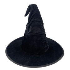 Halloween Black Witch Wizard Hat Cosplay Props Masquerade Costume Magic Props