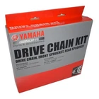 YAMAHA PW80 PW 80 DRIVE CHAIN FRONT AND REAR SPROCKET KIT GENUINE YAMAHA PARTS