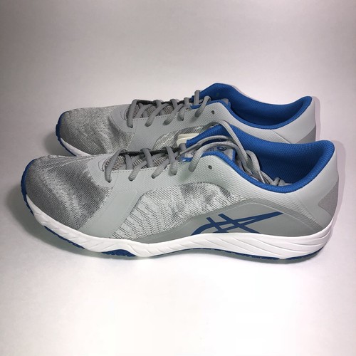 ASICS Para Hombre Defiance X Cross-Trainer-Zapatos Gris Medio/Directorio Azul/Blanco 8 - Imagen 9 de 11