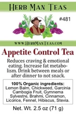 APPETITE CONTROL TEA - Proven to reduce cravings, emotional eating & snacking!