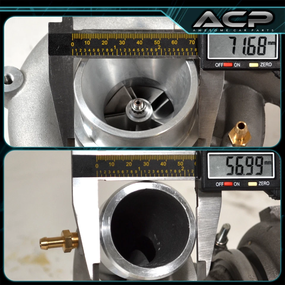 For 1986-1989 Toyota Celica 2.0L 3SGTE Bolt On Replacement Turbo Charger Turbine Foto 3 de 4