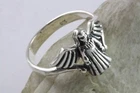 GUARDIAN ANGEL CHRISTIAN ANGEL ANGEL RING 925 REAL SILVER SILVER RING / 236