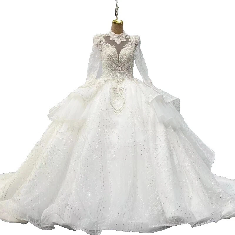 Vestidos de boda Organza Marrón