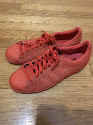 red suede superstar