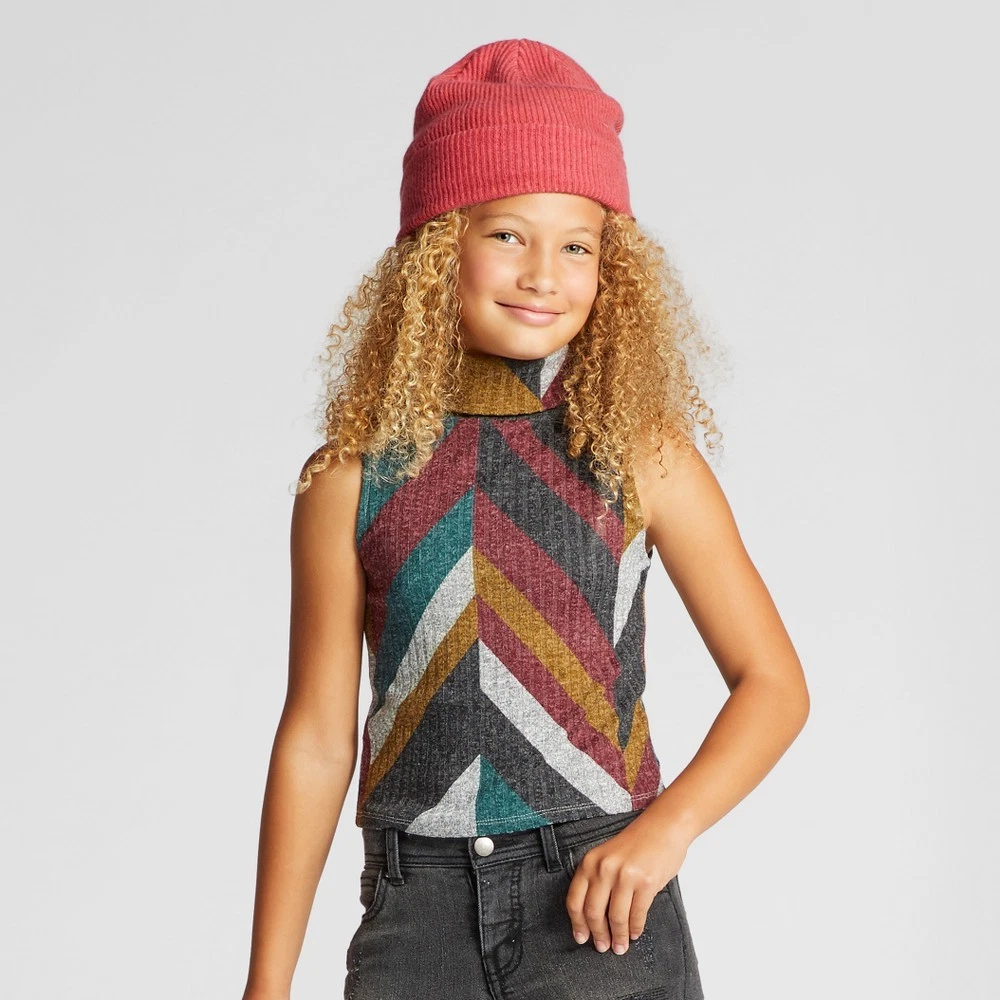 Girls mock turtleneck 2025