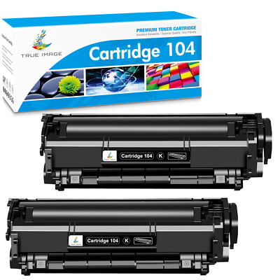 2Pack 104 FX10 Black Toner For Canon 104 Printers ImageClass MF4150 MF4350D D420