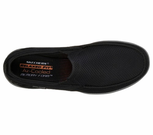 Skechers Black Shoes Men's Memory Foam 