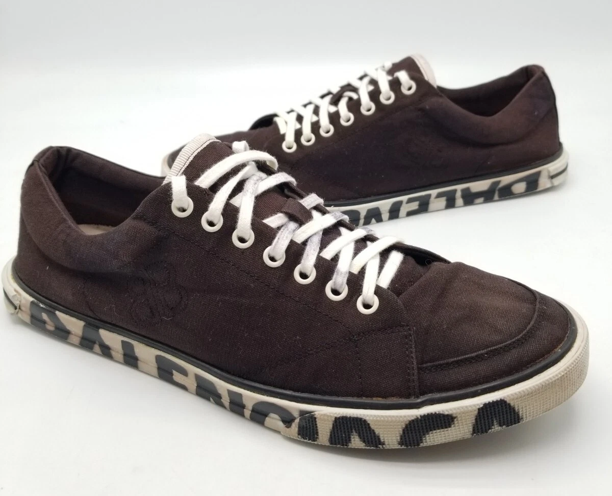 Balenciaga trainers top mens brown