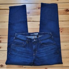 New Carhartt Force Jeans Mens 32/32 Straight Regular Dark Wash Denim Stretch