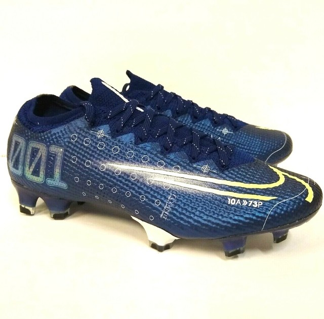 Size 8 - Nike Mercurial Vapor 13 Elite MDS FG Blue Void Barely Volt for sale online | eBay