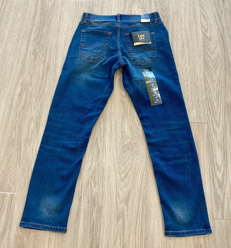 New Lee Extreme Comfort Denim Jean Boys Slim Fit Stretch 14 Tapered Leg - Picture 3 of 7