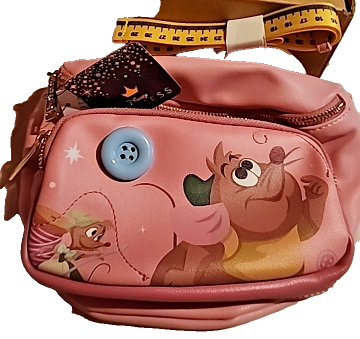 NWT Loungefly x Disney Princess Cinderella Gus Gus Sewing Fanny