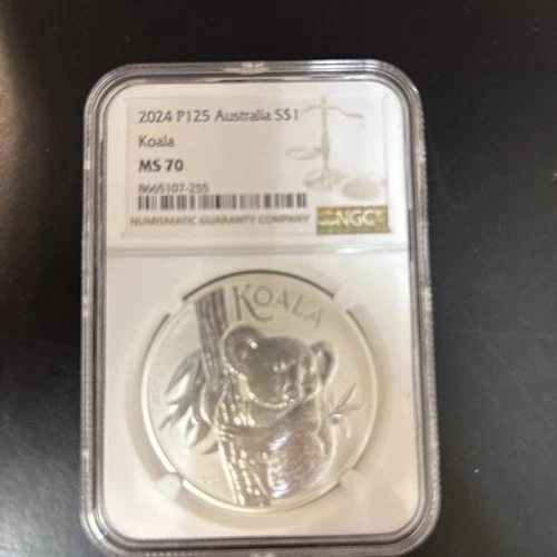 2024 P125 Australia S$1 Koala MS70 NGC
