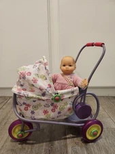 American Girl Doll Baby Polly Stroller with Baby Doll Retired 2007