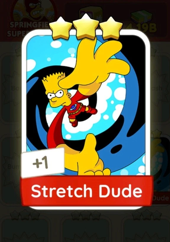 Stretch Dude - Monopoly !!! 3⭐️ THE SIMPSONS ALBUM (günstig und schnell) - Bild 1 von 1