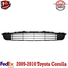 Front Bumper Grille Textured Black For 2009-2010 Toyota Corolla Front Bumper Grille Textured Black For 2009-2010 Toyota Corolla