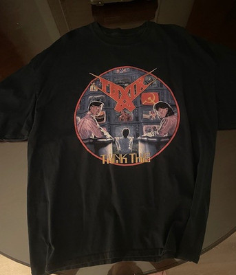 TOXIC Think This t-shirt THRASH, SPEED, PROGRESSIVE METAL, full color print