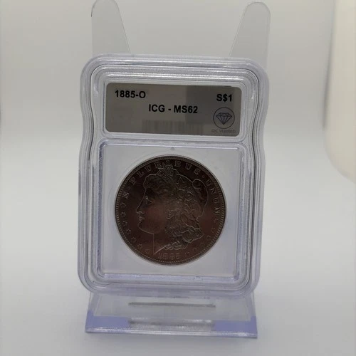 1885-O Morgan Silver Dollar $1 | ICG - MS62 | Collectors