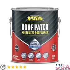 Rubberized Roof Patch Sealant Instant Leak Repair Waterproof Solution 1 Gal New