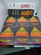 STARTER SET ILLUMINATI New World Order 250+ Cards 6 Open Boxes Unsorted 2 Bookle