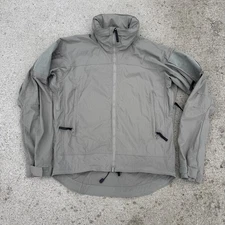 Beyond Clothing PCU Lvl 5 Jacket soft shell  Size M alpha Gray full zip  *flaw