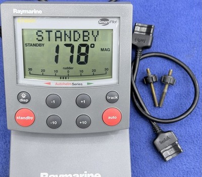 Raymarine ST6001 Smart Pilot Auto Pilot Control Head W/ Cover- Tested & Working!