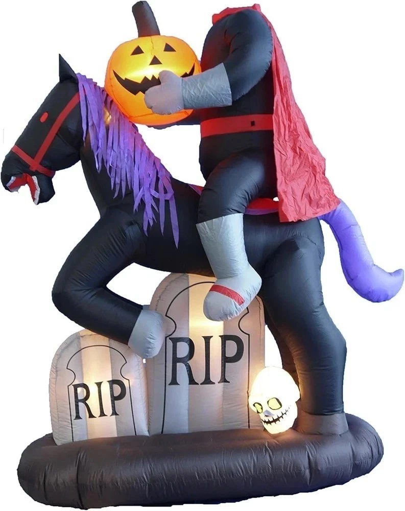 6ft Gemmy Airblown Inflatable Prototype Halloween Headless Horseman #64516