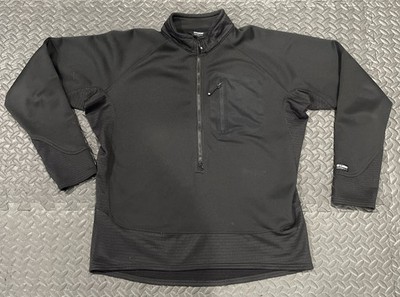 BLACKHAWK warrior wear Jacket Mens XL Black Full Zip Chest Pocket 