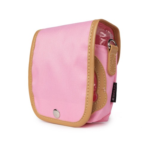 Instax Mini 8 Case Umhängetasche Schulter Tasche rosa pink auch Mini 11 12 - Picture 3 of 11