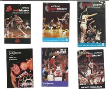 PORTLAND TRAILBLAZERS SCHEDULE  /  78-79  /    UPPER MIDDLE SKED