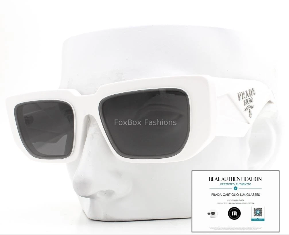 PRADA White Sunglasses for Women for sale - eBay display picture 3
