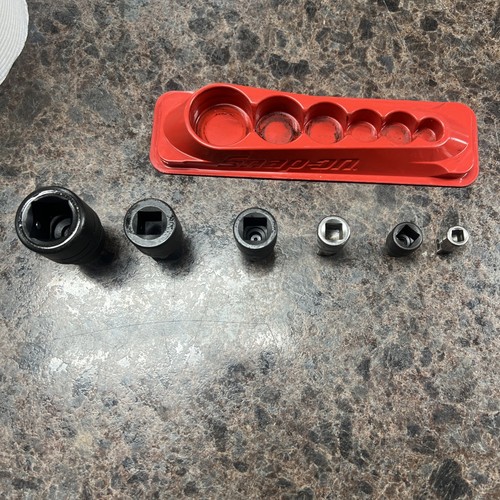 Snap-on Tools USA NEW 6-Piece Industrial Adapter Extension Socket Lot Set - Picture 5 of 5