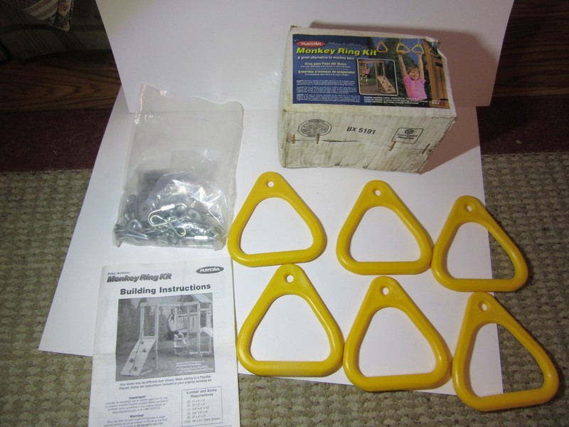 NEW! Playstar PS 7744 Monkey Ring Kit, Polyethylene, Yellow