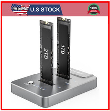 ACASIS NVMe M.2 Duplicator: Dual-Bay Offline Cloner with USB-C Aluminum Design