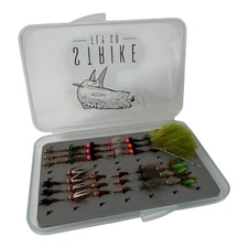 36 Piece Tungsten Jig Nymph Assortment with Fly Box- Strike Fly Company