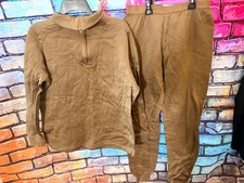 USGI Cold Weather Polypropylene Underwear Set Large + Gloves | Military Issue