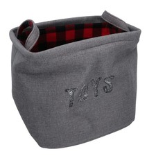 Panier d'accessoires pour jouets en toile pour animaux de compagnie imprimé à...