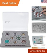 Portable Jewelry Design Bead Board with Removable Cover - 13.75 x 10.75 Inches