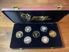 EXTREMLY RARE!!!! 1996 NBA FINALS (7) .999 SILVER COIN SET "ONLY 300 SETS EXIST"