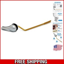 Universal Side Mount Flush Lever in Chrome - Fits Most Toilets Effortlessly