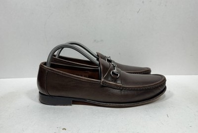 Allen Edmonds Verona II Loafer Shoes Brown Leather Italian Bit Men s Size 8.5 D