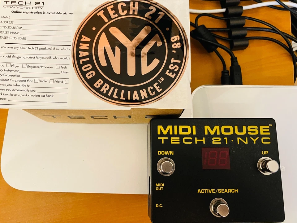 Tech 21 MIDI Mouse Battery Powered Foot Controller