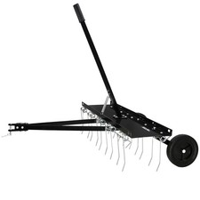 Vertikutierer Rasenstriegel Rasenkamm Entmooser 102cm Rasentraktor Rasenlüfter