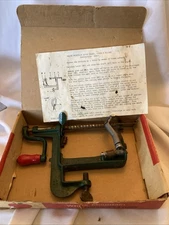 Vintage White Mountain Apple Parer Corer And Slicer in Box With Instructions