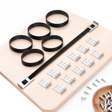 6 Set Drawer Repair Kit, Furniture Hardware Accessories Drawer Support Bracke...