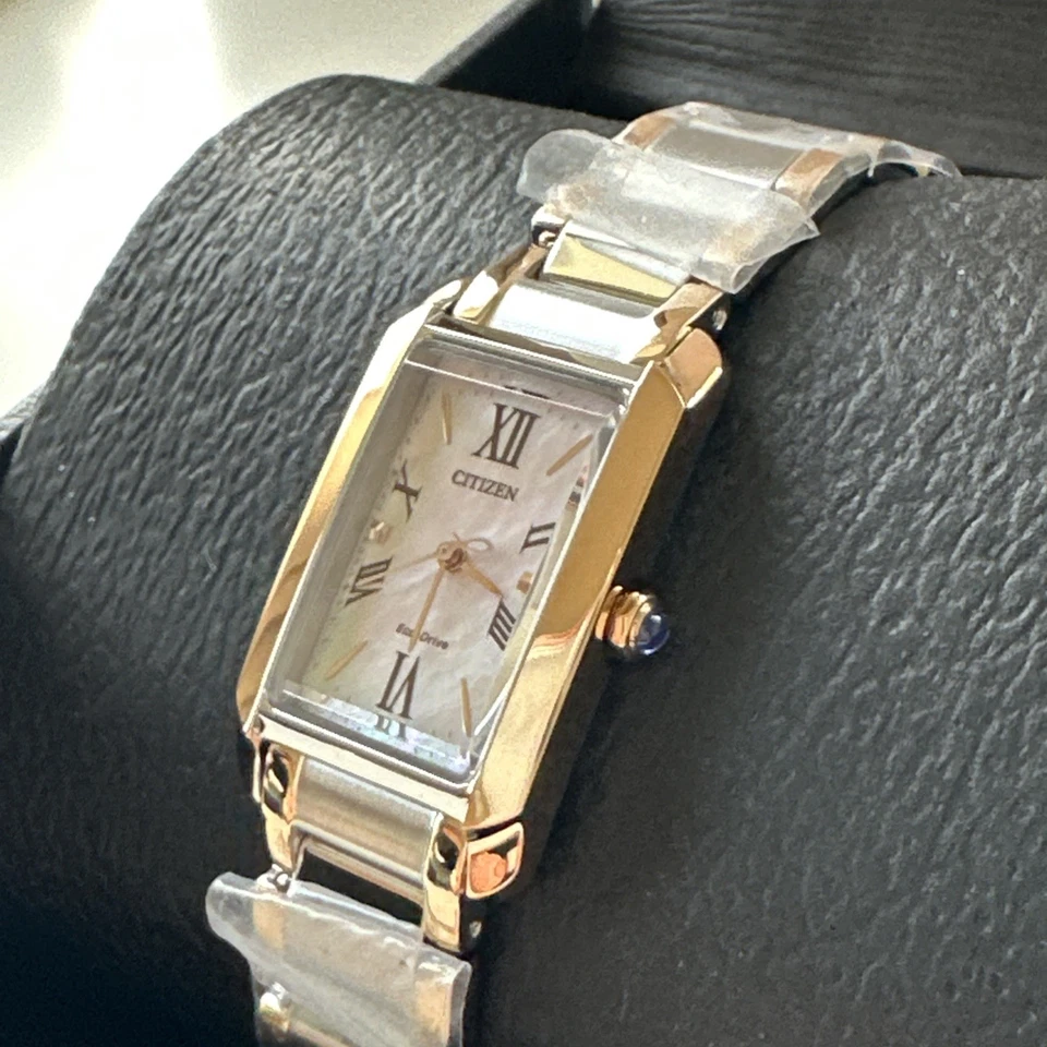 Reloj Citizen Mujer Bianca Eco-Drive Plateado Rosa 32MM EW5624-54Y Foto 4 de 4