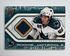 2009-10 Upper Deck Hockey #RM-JD Jason Demers Rookie Materials Relic AR100
