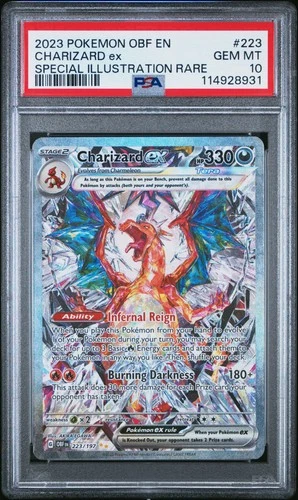 Pokemon Charizard EX Obsidian Flames 223/197 Special Illustration Rare PSA 10