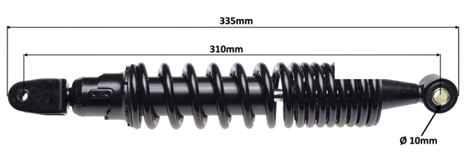 Amortisseur arrière pour scooter Honda SH 125 de 2001-2012 haute résistance
