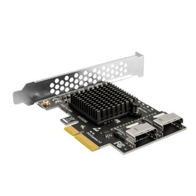 Duale SAS-Array-Karte Mit 2x SFF8087 – 4 Gbit/s, RAID 0/1/5/10, Für Server-Speichererweiterung